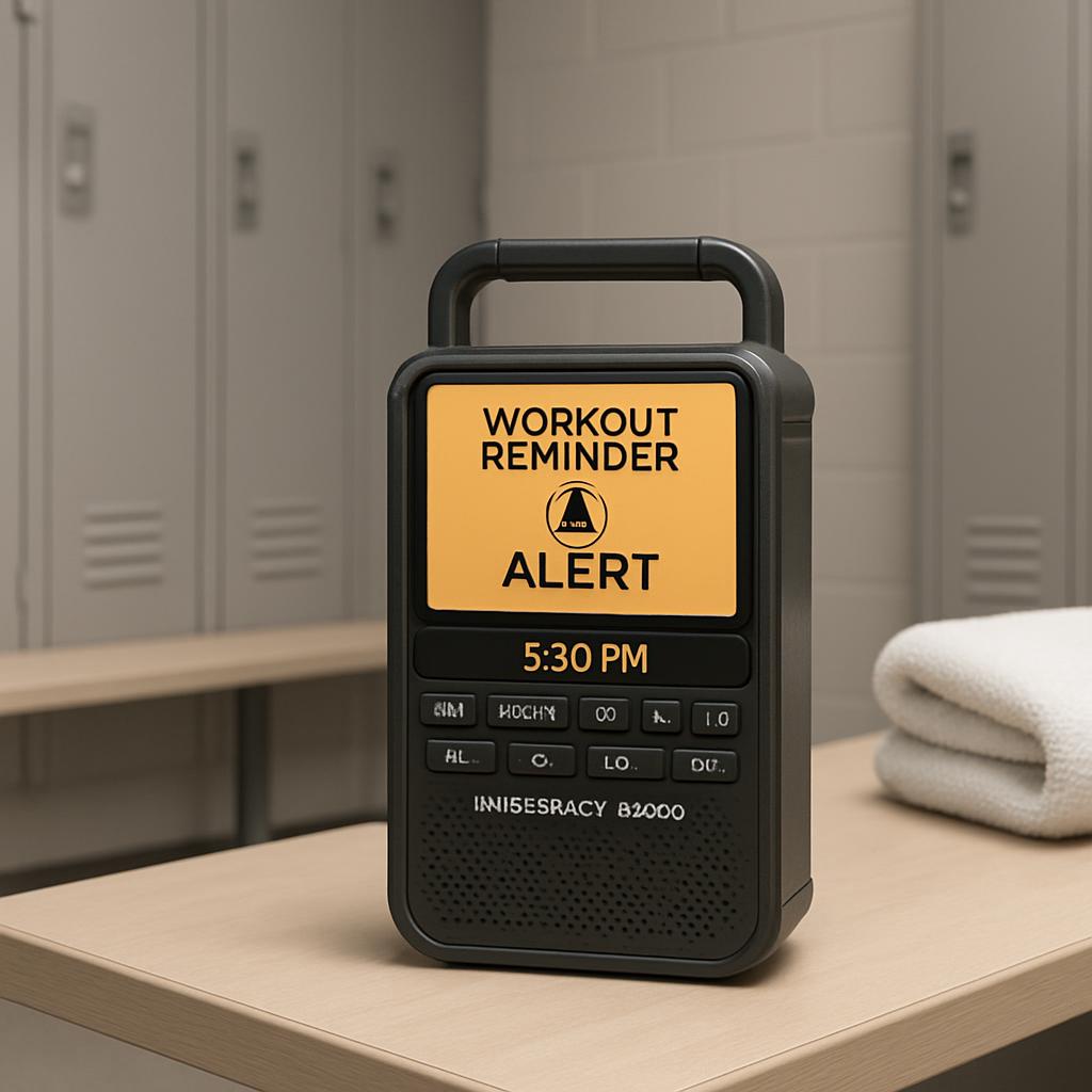 A user with cognitive disabilities may have difficulty reading a time displayed on a graphic device or graphic design. In ...